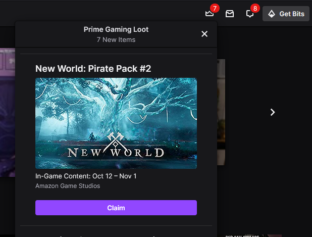 How to claim New World Prime Gaming reward drops (April 2022